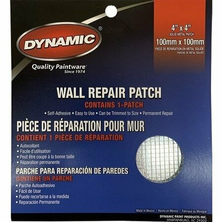 DYNAMIC PAINT PRODUCTS Dynamic 4 in. x 4 in. 100mm x 100mm Drywall Repair Patch LF044001
